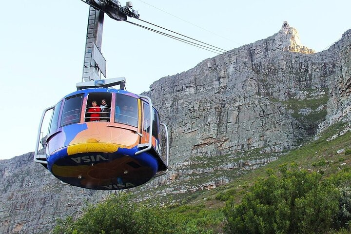 Experience breathtaking 360-degree views as you glide effortlessly towards the iconic flat-topped Table Mountain revealing stunning landscapes and unique wildlife at every turn. Discover nature's wonder up close!